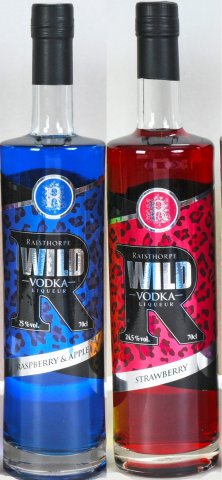 Raspberry & Apple and Strawberry Wild Vodka Liqueur