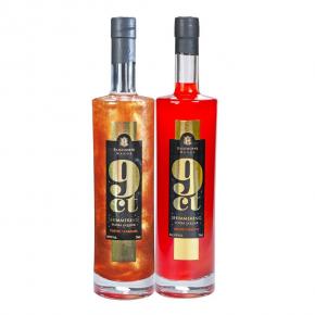9ct Shimmering Blood Orange/Toffee Caramel Vodka Liqueur Duo 70cl