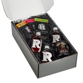 5cl Platinum Box Containing Chocolate Bars, Gins, Ports And Jelly