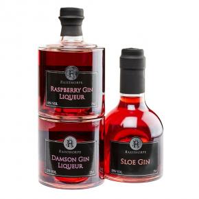 Stackers Fruit Gin Combo - A wonderful collection of Sloe, Damson and Raspberry Gins