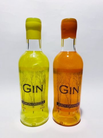 Shimmering Duo - Lemon Drizzle and Juicy Orange Gin 50cls