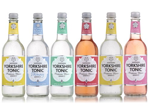 Set of 6 x 500ml Yorkshire Tonics Taster Pack: Set of 6 - Variety Pack