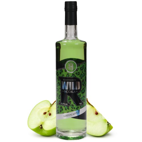 Green Apple Wild Vodka Liqueur: 5cl x6bottles