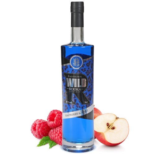 Raspberry & Apple Wild Vodka Liqueur: 5cl x6bottles