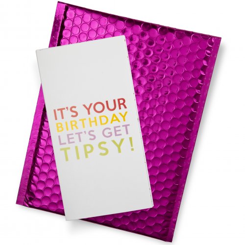 It's your Birthday - Let's get Tipsy: WILD Tangy Orange Vodka: Purple Envelope