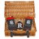 Sloe Port and Chocolate Selection Hamper: 5cl Sloe Port, Ginger Chocolate bar, Chilli and Lime Chocolate bar